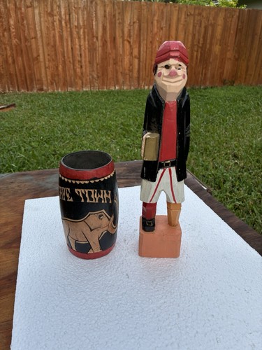 Vintage hand carved - , wood